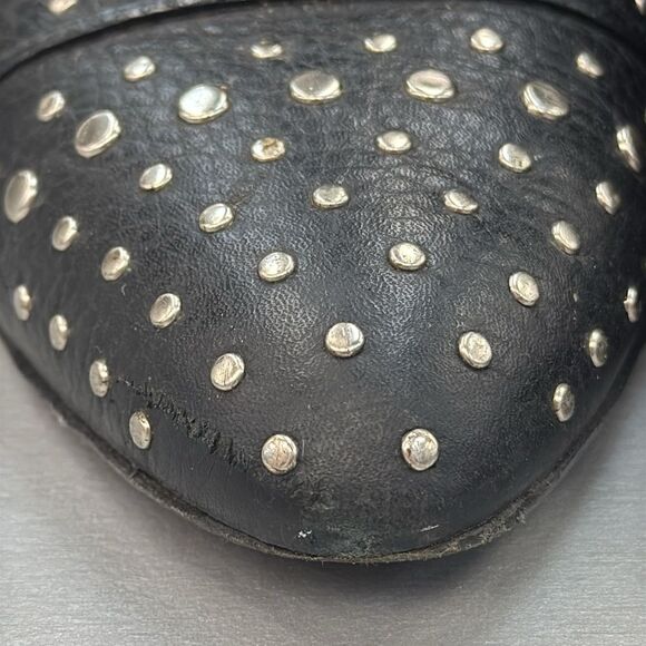 Lanvin Black Studded Ankle Boots - Picture 10 of 12